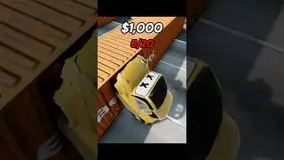 Cars $1 vs $1,000,000 Container Challenge