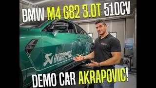 BMW M4 (G82) COMPETITION 510cv: PRESENTAZIONE NUOVA LINEA DI SCARICO AKRAPOVIC SU DEMO CAR UFFICIALE