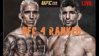 UFC 4 Ranked New Season UFC 289 TONIGHT PLACE YOUR BETS