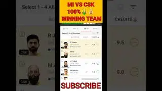 MI vs CSK Dream11 Prediction|MI vs CSK Dream11|MI vs CSK Dream11 Team|CSK vs MI