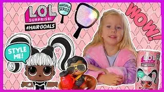 РЕДКАЯ КУКЛА ЛОЛ #HAIRGOALS С ВОЛОСАМИ LOL SURPRISE РАСПАКОВКА |  LOL DOLLS HAIRGOALS MAKEOVER