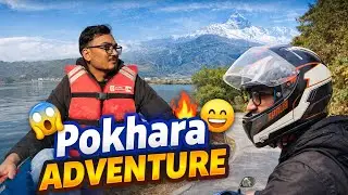 Pokhara Adventure 🇳🇵🔥 | Scooter Ride, Lake Views & Pure Vibes 😍