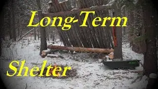 Vlog #5 The Lean-to  @ The Rustic Log Cabin Deer Hunting Camp