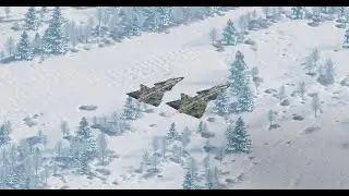 JA37 Viggen New Sound Effects Formation Takeoff