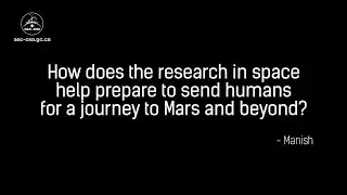 Human space travel to Mars - Questions and answers with David Saint-Jacques live from space