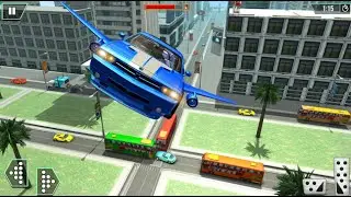 Flying Taxi Car Driver Transport Simulator - Android Gameplay # 2