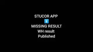 AnnaUniversity | Main Result | Published For All | Missing Reslut | WH code