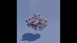 1 Nanosecond GROMACS Molecular Dynamics Simulation: Protein (1AKI) in Water #biology #molecular