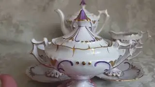 Что я покупаю на блошиных рынках. Редкий антикварный сервиз.