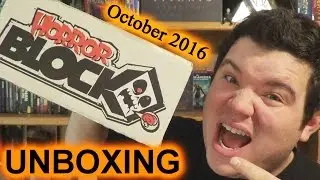 Horror Block Unboxing - October 2016 - Subscription Box - Halloween