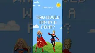 Super Girl Vs Captain Marvel #supergirl #captainmarvel #dc #marvel #disney #debate #fight #versus