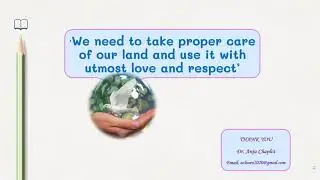 Destruction of Land; Challenge addressed by Education