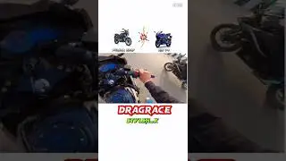 Pulsar 220f vs Yamaha R15 v4 drag race #pulsar220 #yamaha #dragrace