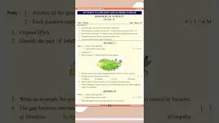AP SSC class 10 Biology 2025-26 | Model paper-3 (general science 2)