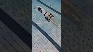 Flying underwater like a jet #underwater #superhero