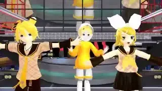 PARTY! 1000 Subs Special! MMD [Rin + Len Kagamine V4X and UTAU Lenni as Dancer] Viva Happy (Cover)