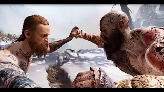 God Of War Ps4 Kratos vs Baldur first fight HD (ITA)