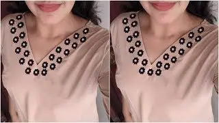 ചുരിദാർ neck ഭംഗിയായി ഡിസൈൻ ചെയ്യാം | neck designing idea for churidar