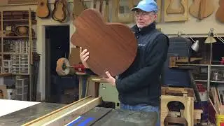 How to remove an acoustic guitar top on a table saw