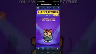 Hamster Kombat Dev Game Daily Cipher 7 September | Hamster Kombat Daily Cipher Code | Daily Combo