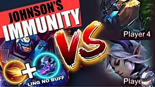 Johnson IMMUNITY GROCK'S ULTIMATE DOESN'T HIT 😳 | ANNOYING BUFF STEALER ~ Mobile Legends: Bang Bang