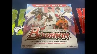 2021 Bowman Mega Box Opening!! Very Happy With This Box! Had An Auto And Other Nice Pulls!!