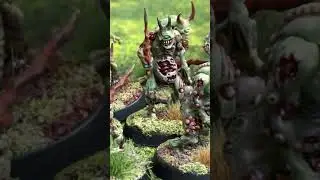 Детач 😈 Демонов Нургла в 10 редакции Вархаммера 40 000 #wartishki #warhammer40k #miniature #dark