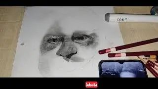 How to draw nose and lips of old man 😱