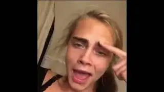 Funny Cara Delevingne Eyebrows 😂 #shorts #youtubeshorts #funny