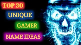 Top 15 Unique Gamer Name Ideas || Cool & Unique Gaming Channel names for #FREEFIRE​ and #pubg​ ||