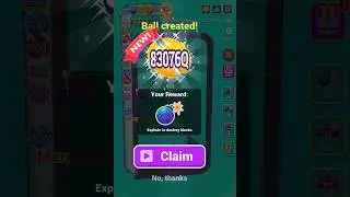 Bounce Merge 3d 83076Q Highest Record Play #bouncemerge3d #shorts #ballgameshub #fyp