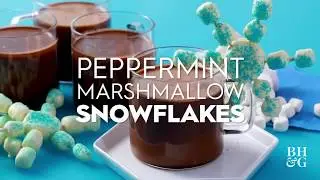 Peppermint Marshmallow Snowflakes | Holiday Crafts | Better Homes and Gardens