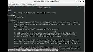 How to check currently running processes in linux ? | ps command in linux