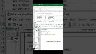 Format Excel Data with a Excel VBA