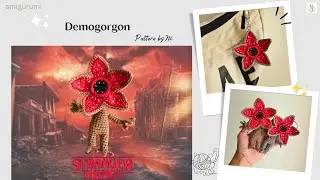 Crochet Demogorgon monster tutorial | Stranger Things | amigurumi crochet | nicrochet