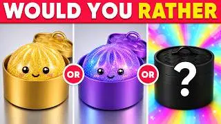 Would You Rather...? Ultimate Mystery Gift Edition 🎁❓🤑 How Lucky Are You? 😱 | Quiz Dino
