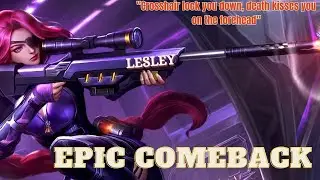 EPIC COMEBACK LESLEY MOBILE LEGEND 2023