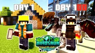 100 Ng&agrave;y Trở Th&agrave;nh Chuy&ecirc;n Vi&ecirc;n Kỷ Thuật SDC Trong Minecraft Th&aacute;nh Địa Khủng Long | SbossMc