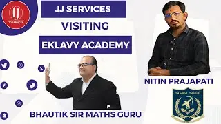 JJ SERVICES VISITING EKLAVY ACADEMY - RAJKOT - BEST CLASS FOR ANY COMPETITIVE EXAM.