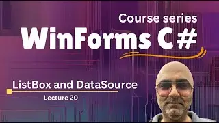 ListBox with DataSource in C#  | WinForms Tutorial for Beginners