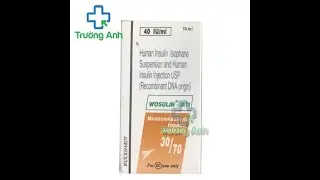 Wosulin 30/70 40IU/ml - Thuốc điều trị bệnh đ&aacute;i th&aacute;o đường - Quaythuoctruonganh