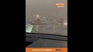 Monsoon storm damage in Ahwatukee  #azfamily #arizona #news #weather