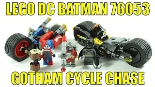 LEGO DC BATMAN GOTHAM CITY CYCLE CHASE 76053 REVIEW