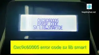 How to fix HP Laserjet Pro M404dn printer error Oxc9c60005 error code sx lib smart