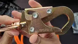 GJCrafts Cuerda de Seguridad al Aire Libre 12mm 3m, Sistema de seguridad de muy buena calidad