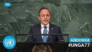 🇦🇩 Andorra - Head of Government Addresses UN General Debate, 77th Session (English) | #UNGA