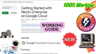 Getting Started with Neo4J Enterprise on Google Cloud | NEW| | #GSP1104 #qwiklabs #arcade