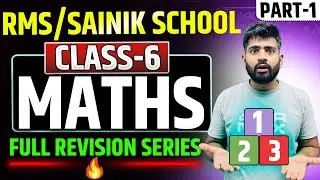 🔥 Military School Class 6 Maths | Sainik School Class 6 Maths | FULL REVISION SERIES | Exam Special