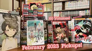 VIZ Media Takeover!? 60+ Manga Haul!! - February 2023 Pickups