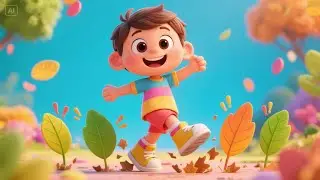 Count the Leaves Falling from the Trees + More | Autumn Counting Rhyme for Kids